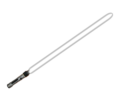 sabre laser blanc