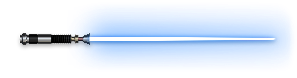 sabre laser bleu