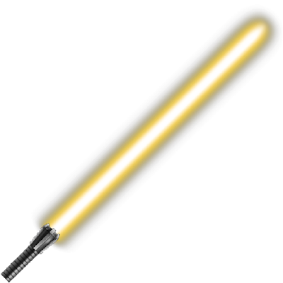 sabre laser jaune